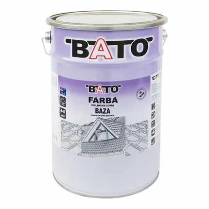 Farba poliwinylowa BAZA Grubopowłokowa 5L